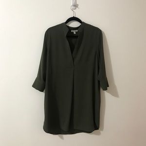 Prologue 3/4 Sleeve Forest Green Dress
